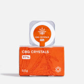 CBG crystals 97% i orange emballage (0,5 g)
