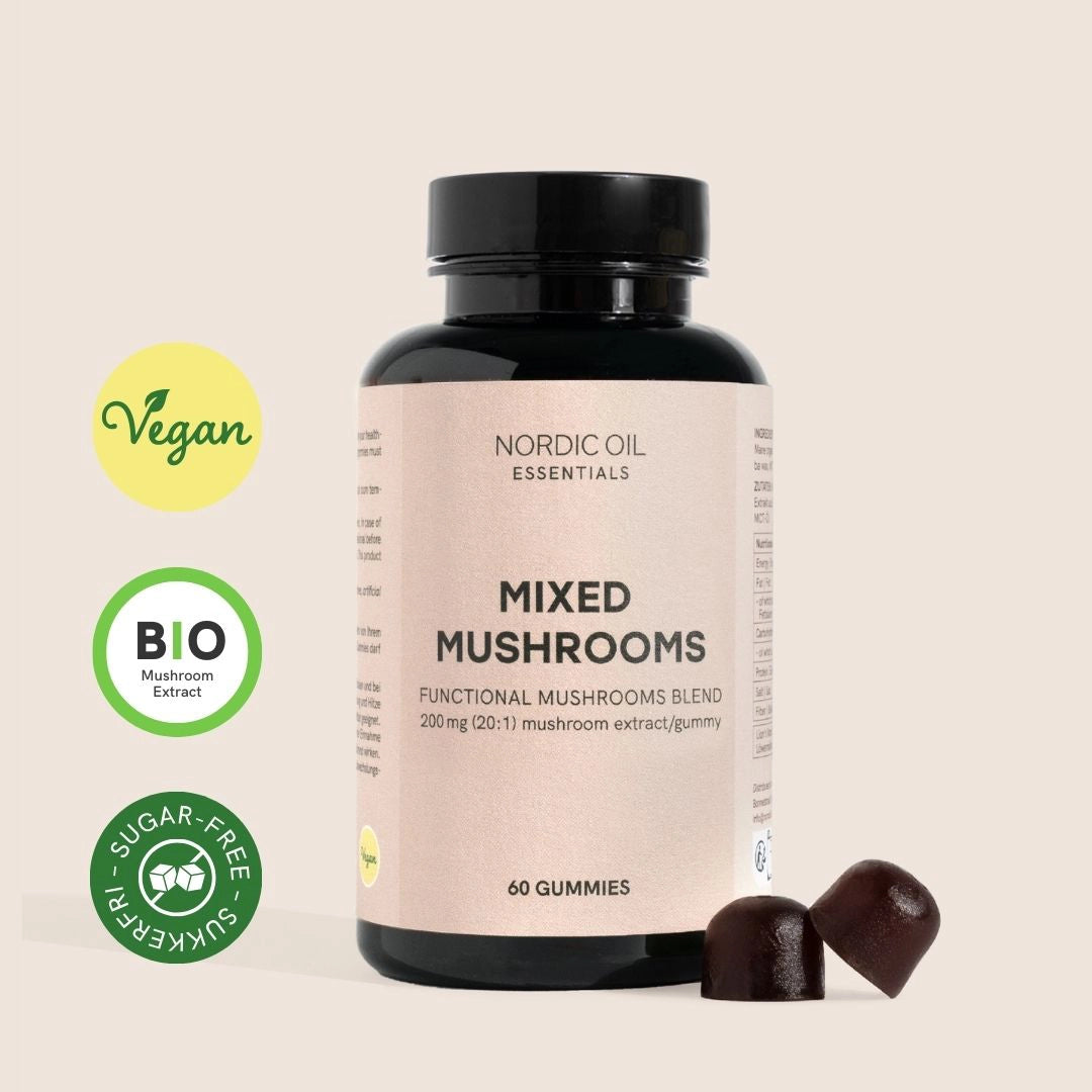 Fokusgummier med medicinske svampe