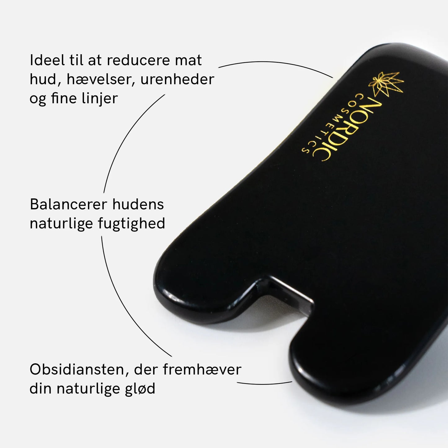 Sort obsidian Gua Sha