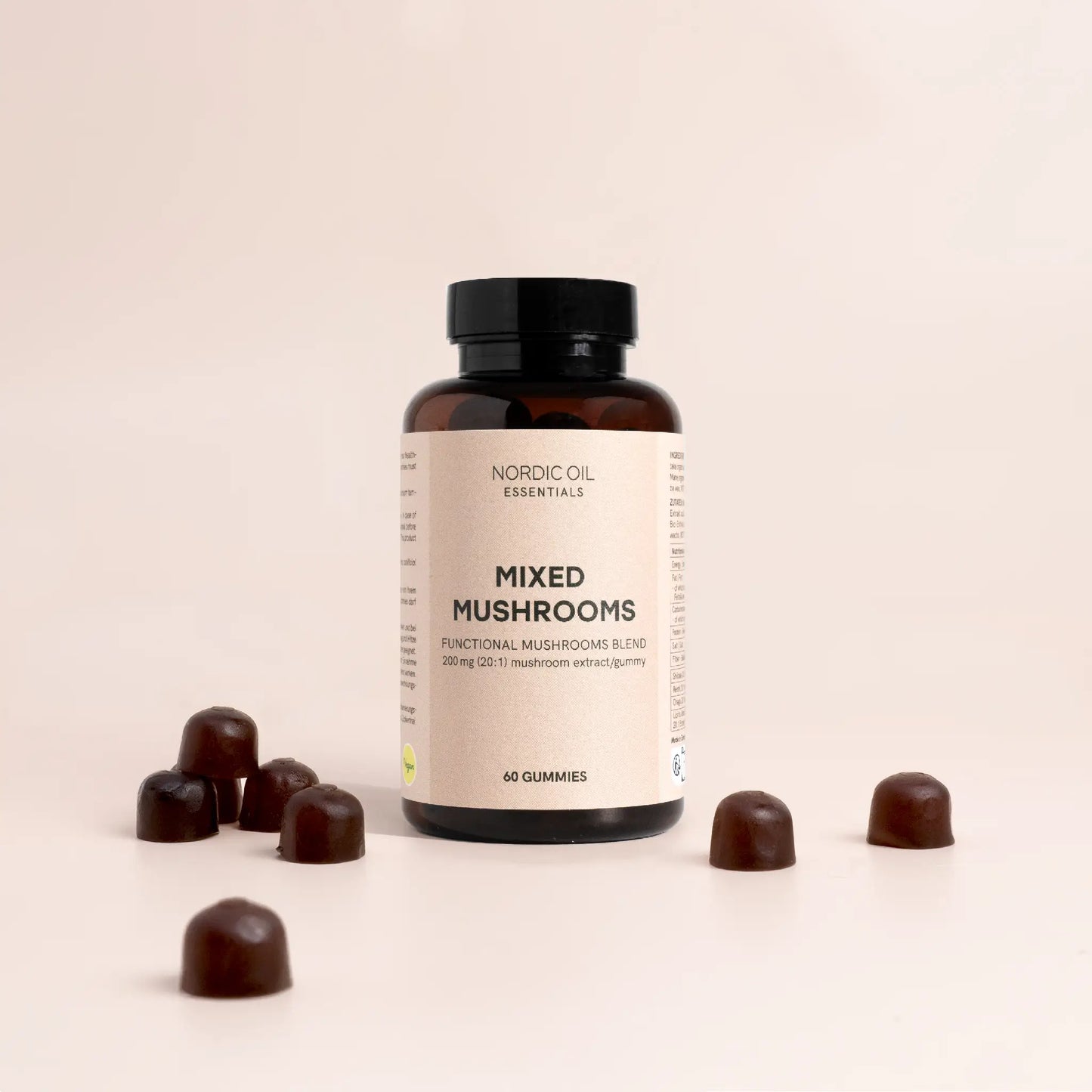 En pakke Nordic Oil Mushroom Gummies