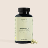 Nordic Oil Essentials Moringa – økologisk bladpulver i kapsler (120 kapsler)