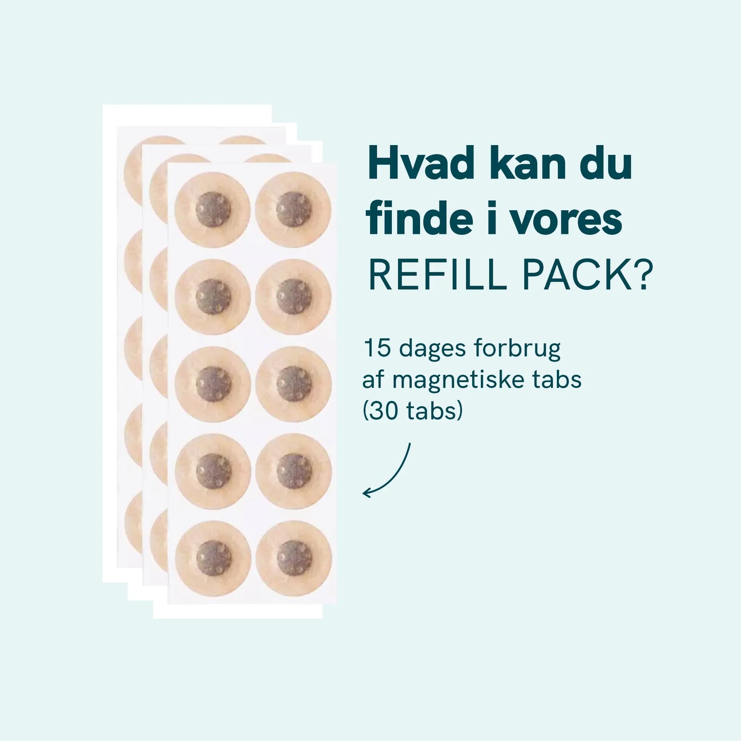 Magnetisk næsestrips - REFILL