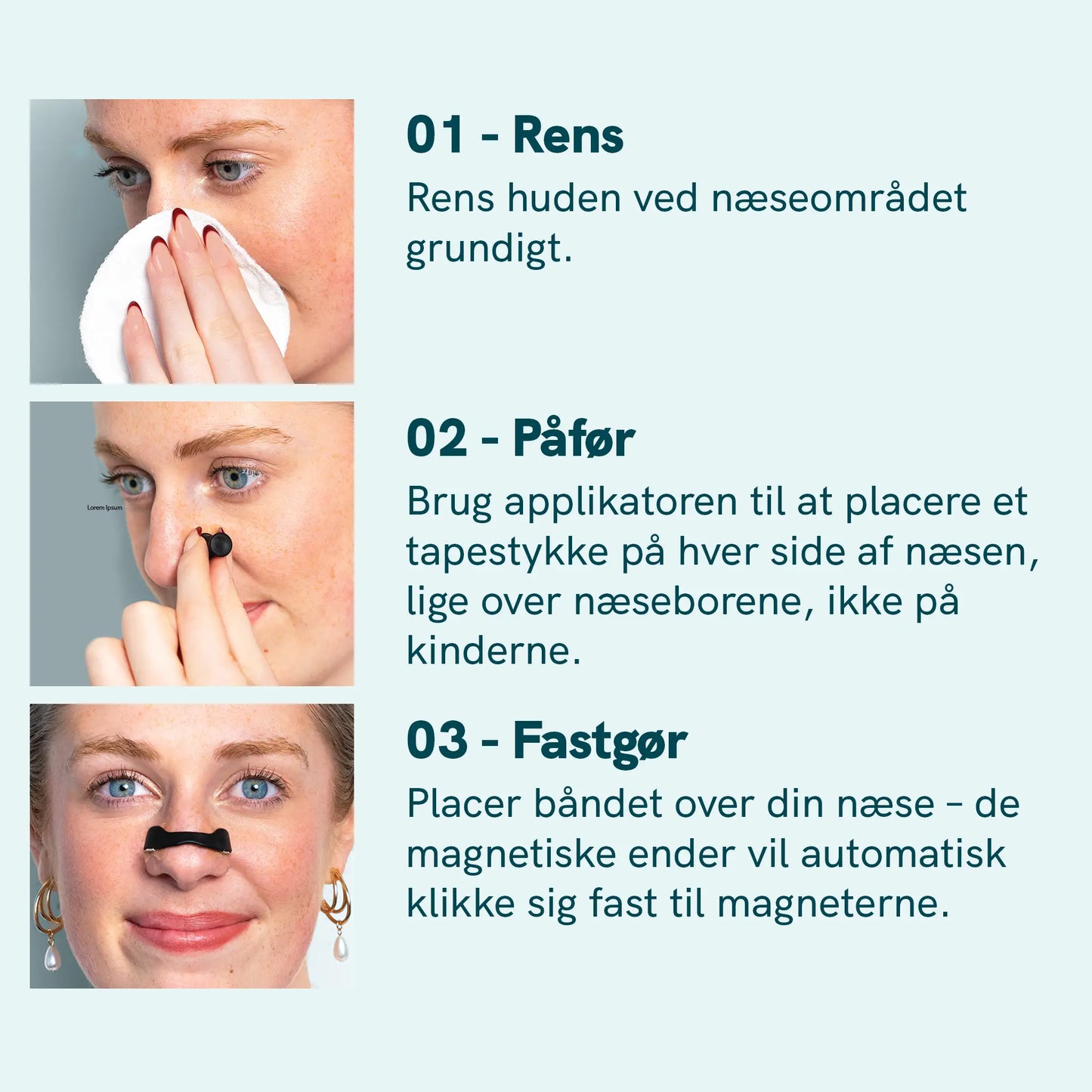 Magnetisk næsestrips - REFILL