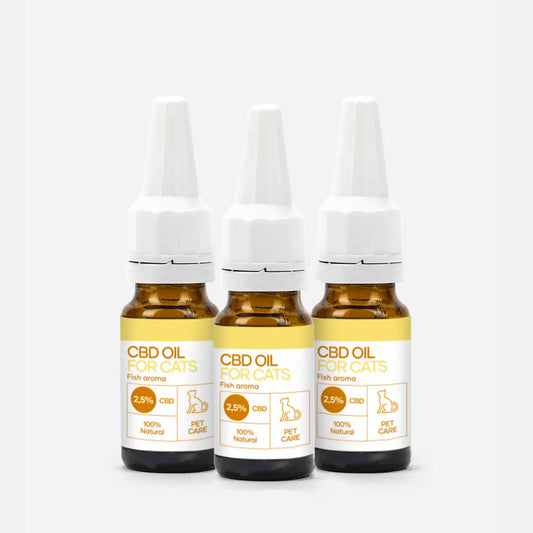 3FOR2: CBD Olie til Katte - Fisk (2,5%)