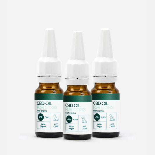 3FOR2: CBD Olie til Hunde - Okse (4%)