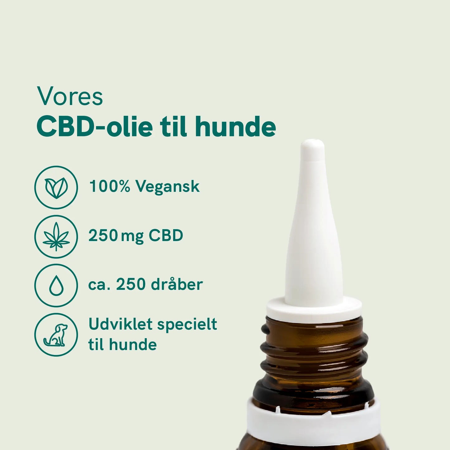 CBD Olie til Hunde - Okse (2,5%)