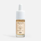 Nordic Oil CBN-dråber flaske med dropper og beige etiket (500 mg CBN)