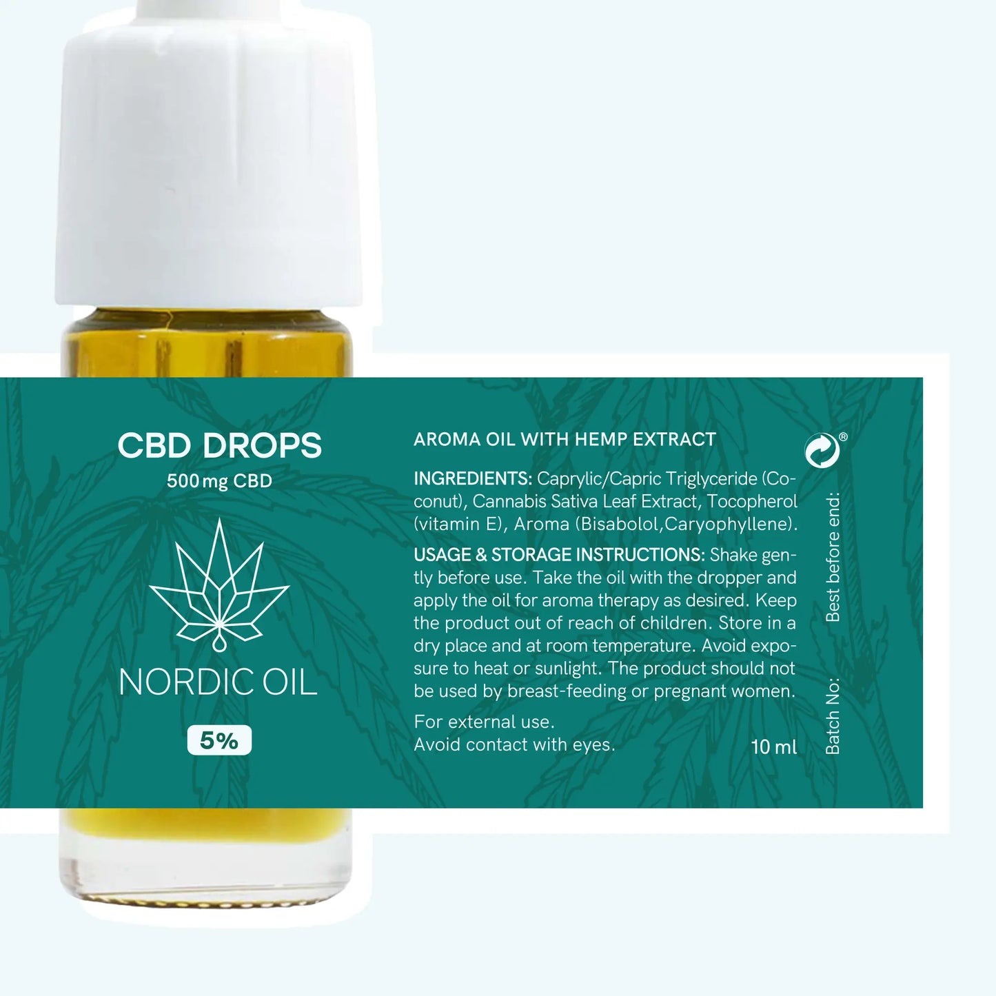 3FOR2: CBD Olie (5%) Plus