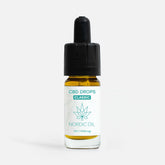CBD-dråber i glasflaske med dropper og Nordic Oil Classic-etiket