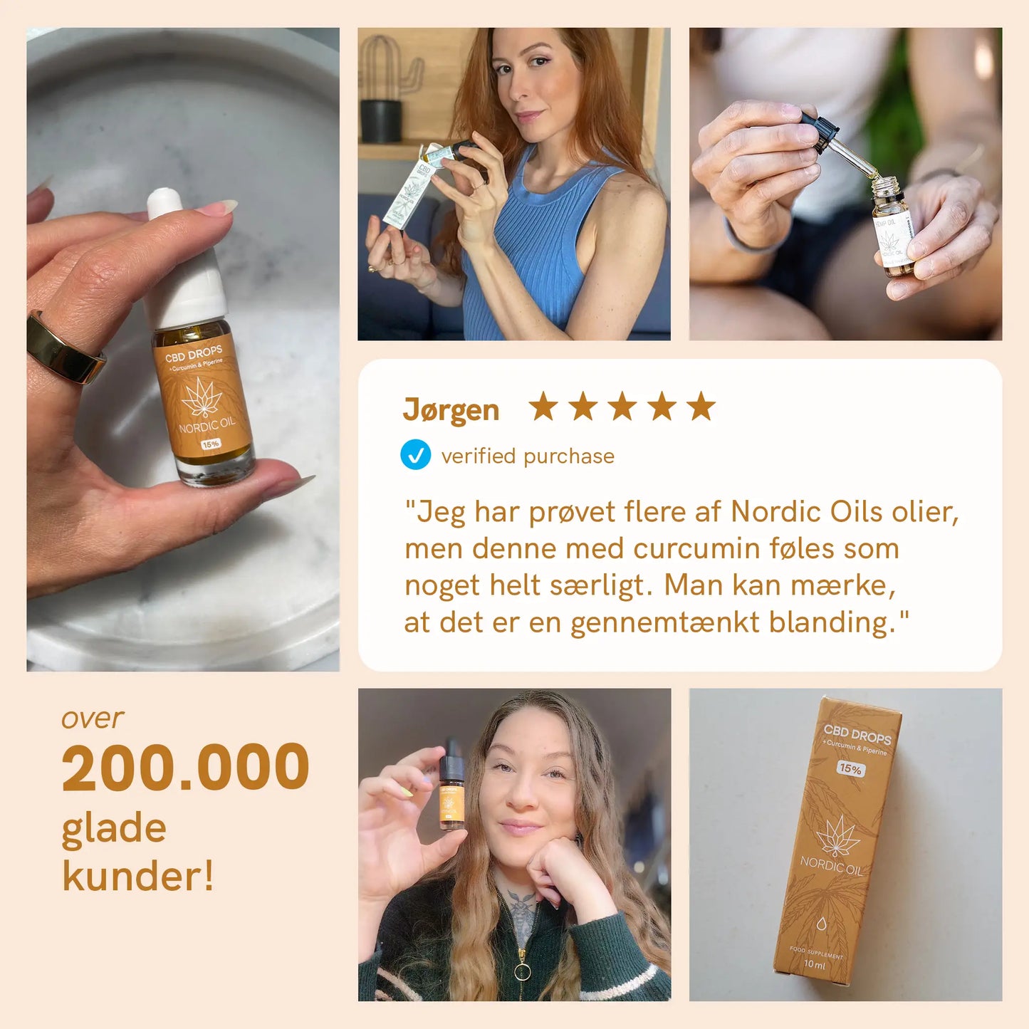 CBD Olie (15%) med Curcumin