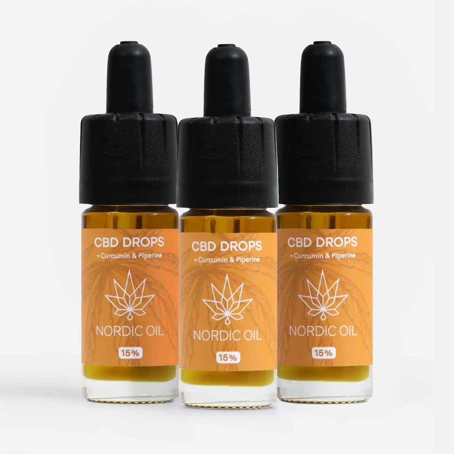 3FOR2: CBD Olie (15%) med Curcumin