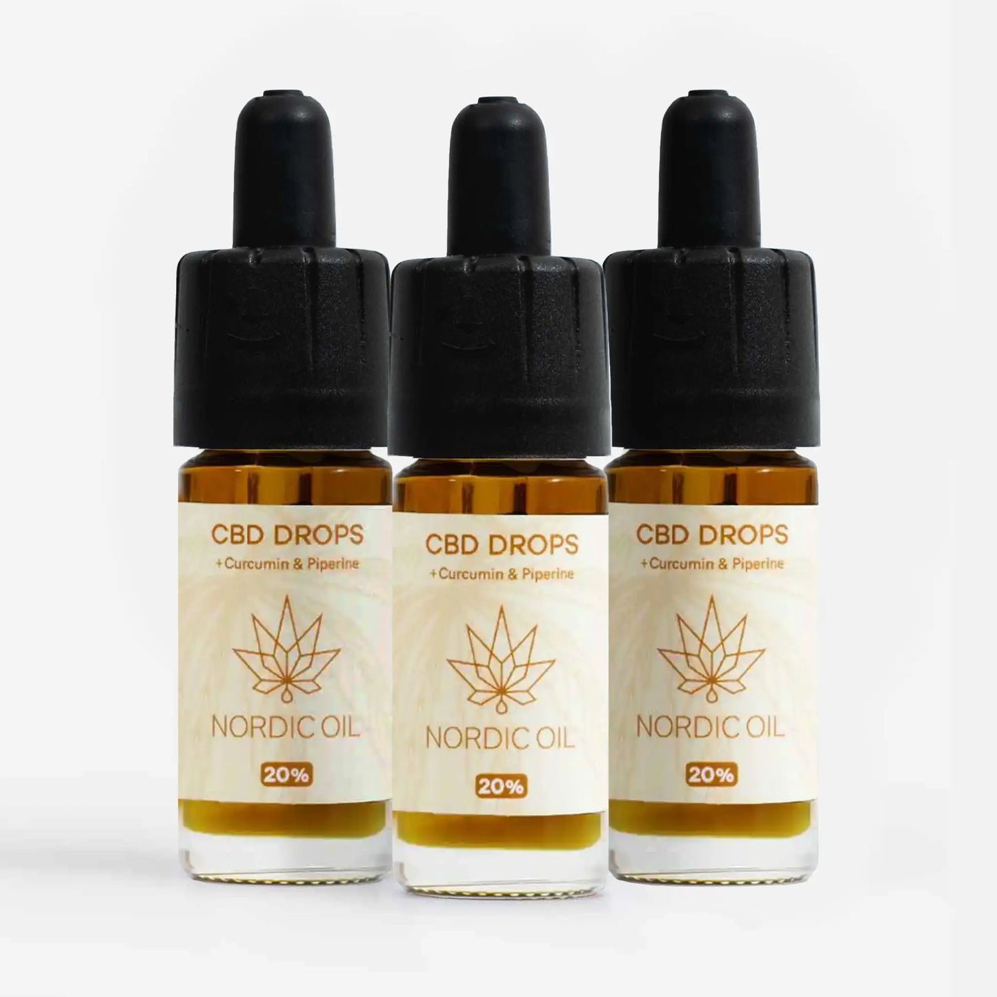 3FOR2: CBD Olie (20%) med Curcumin