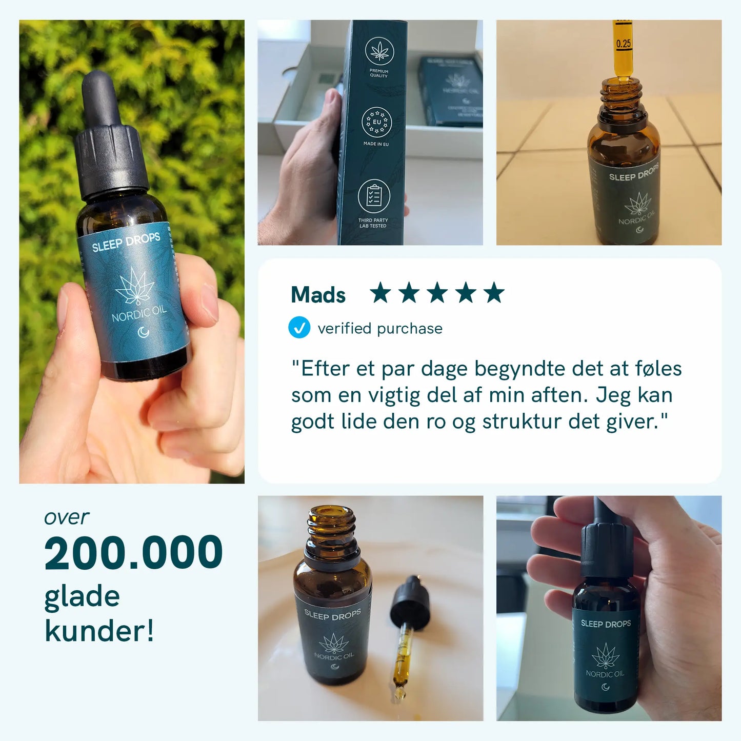 Søvn Dråber - (CBD + Melatonin)