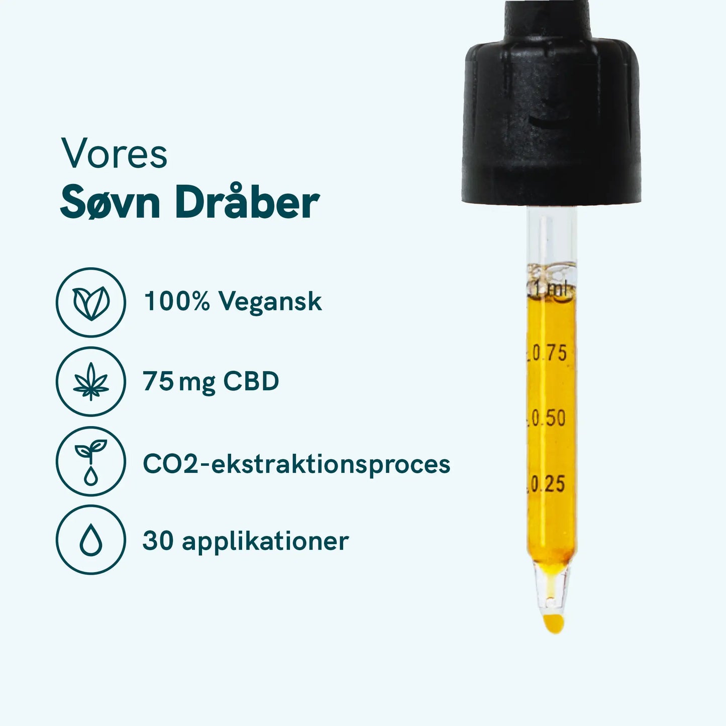 Søvn Dråber - (CBD + Melatonin)