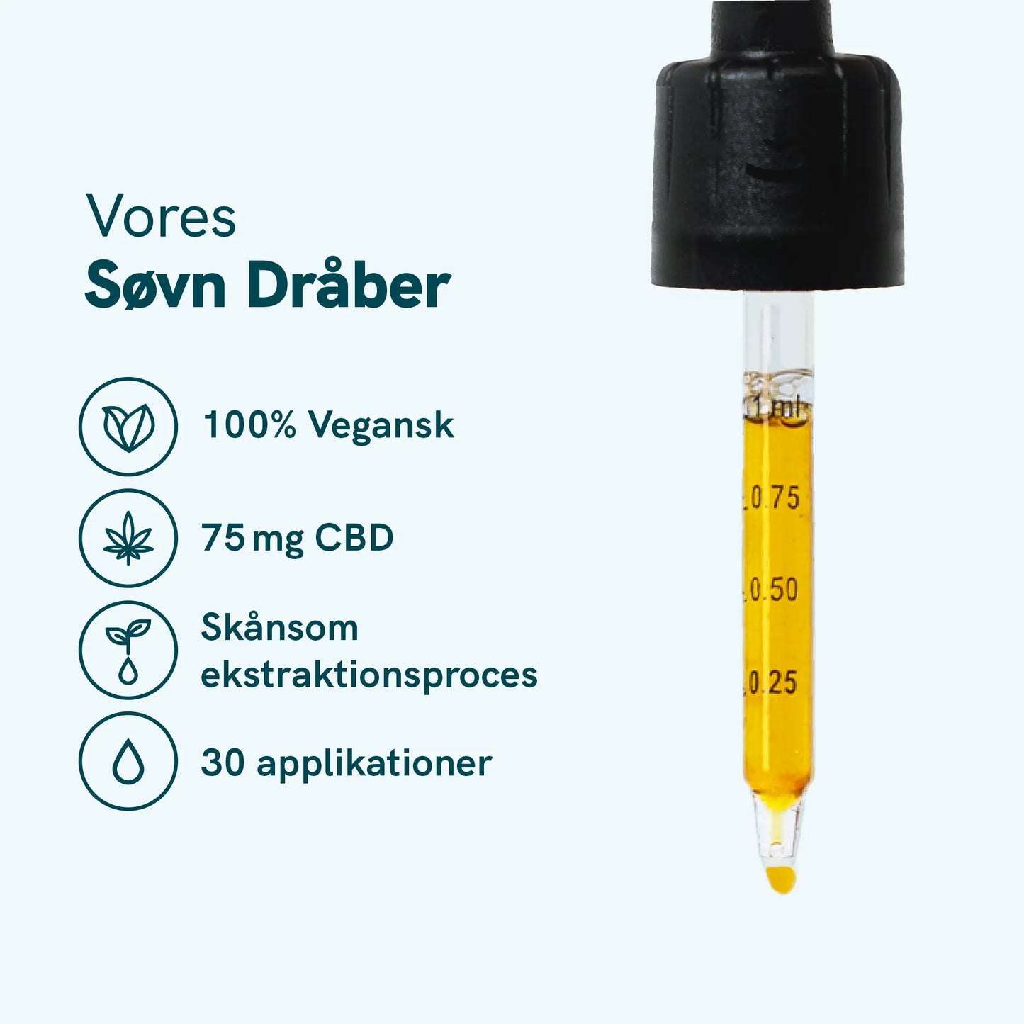 Søvn Dråber (CBD + Melatonin)