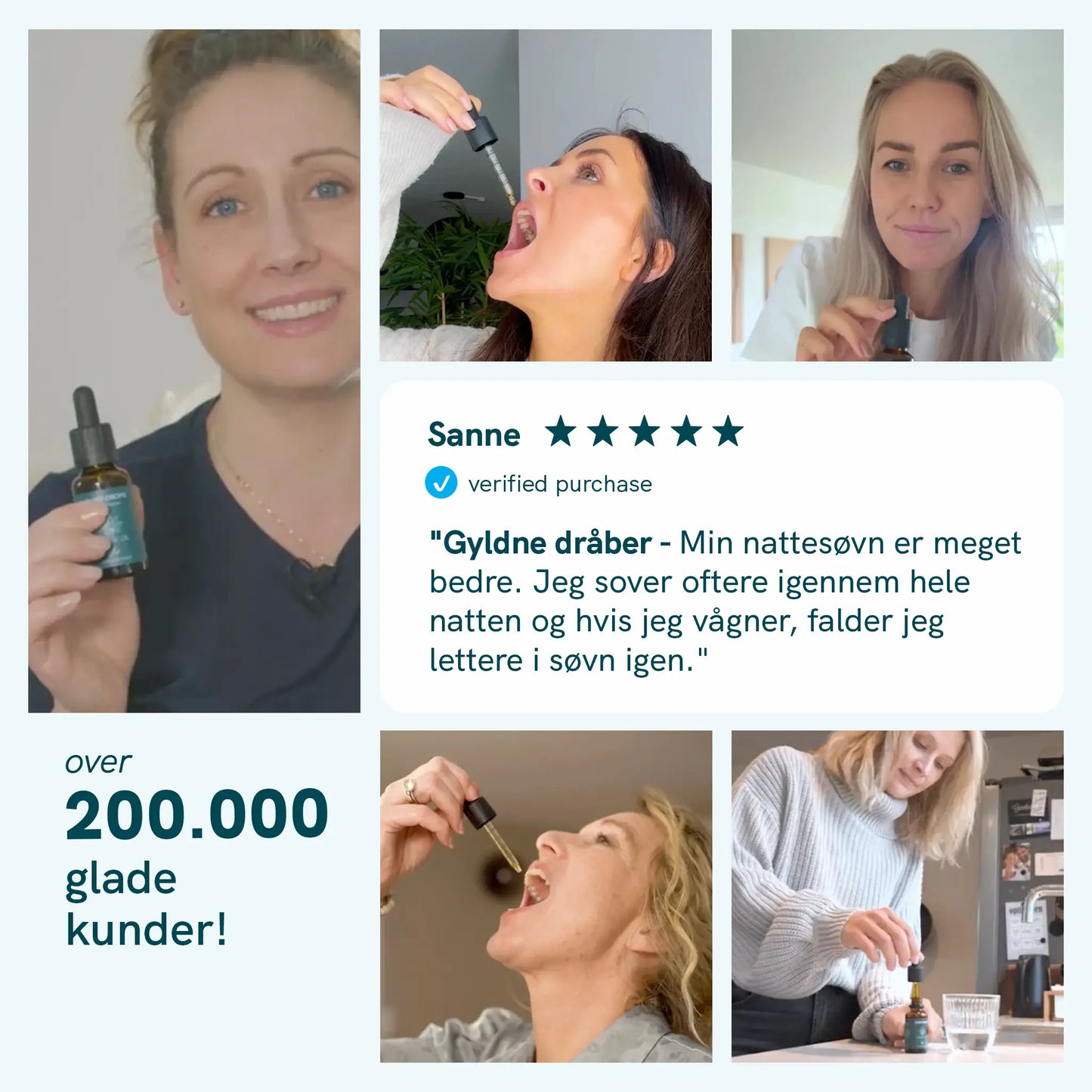 3FOR2: Søvn Dråber med Melatonin og planteekstrakter