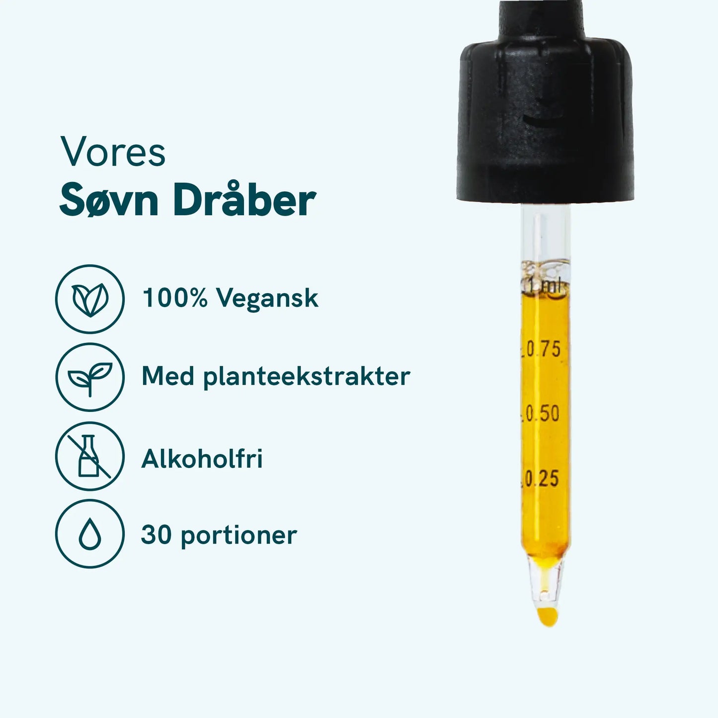 3FOR2: Søvn Dråber med Melatonin og planteekstrakter