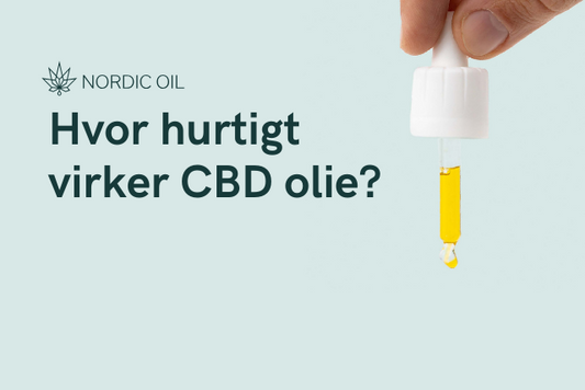 Hvor hurtigt virker CBD olie?