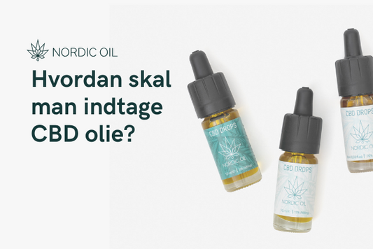 Hvordan skal man indtage CBD olie?