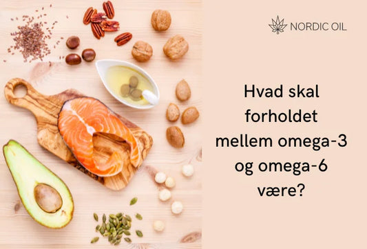 Hvad skal forholdet mellem omega-3 og omega-6 være?
