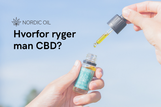 Hvorfor ryger man CBD?