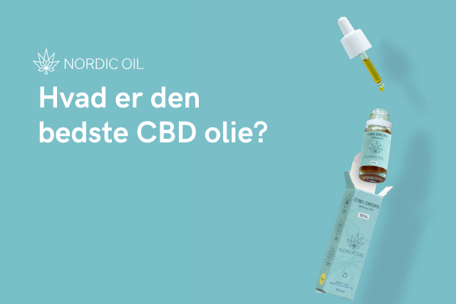 Nordicoil plakat med hvid inskription