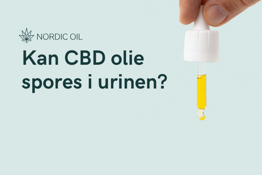 Kan CBD olie spores i urinen?