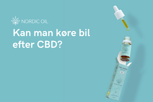 Kan man køre bil efter CBD?