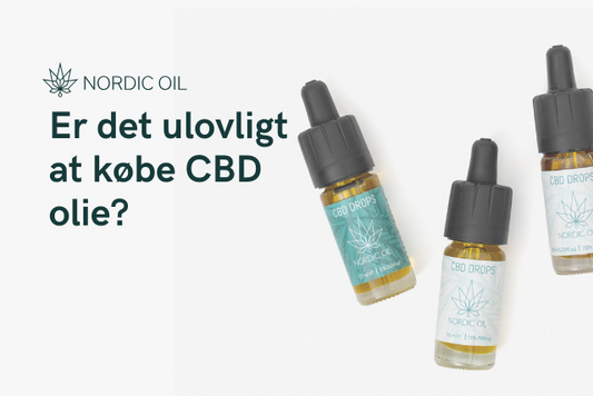 Er det ulovligt at købe CBD olie?