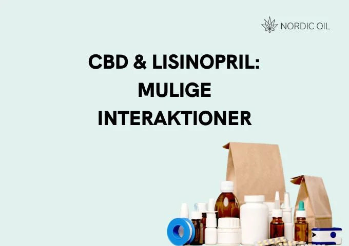 CBD og Lisinopril mulige interaktioner