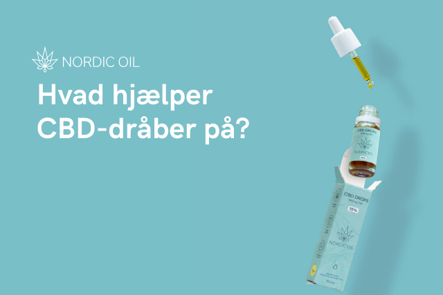 Nordicoil-plakat med sort skrift