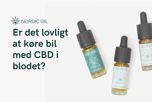 Er det lovligt at køre bil med CBD i blodet?