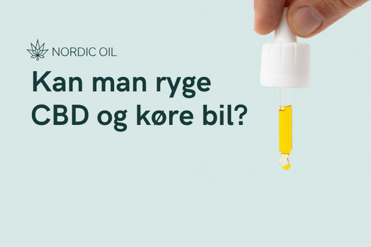 Kan man ryge CBD og køre bil?