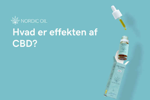 Nordicoil plakat med hvid inskription