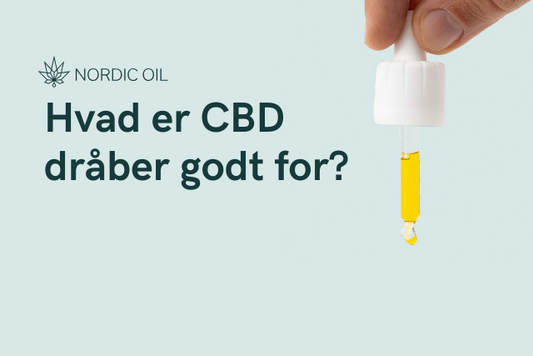 Nordicoil plakat med sort inskription