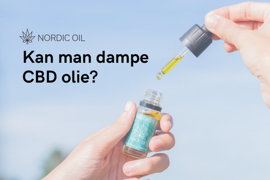 Kan man dampe CBD olie?