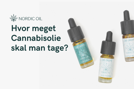 Hvor meget Cannabisolie skal man tage?