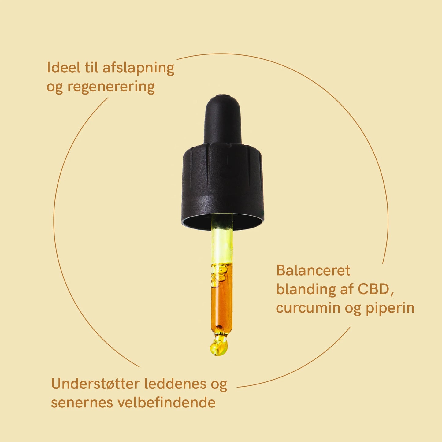 CBD Olie (15%) med Curcumin