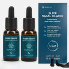 2x Søvn Dråber + Magnetiske Næsestrips Sæt