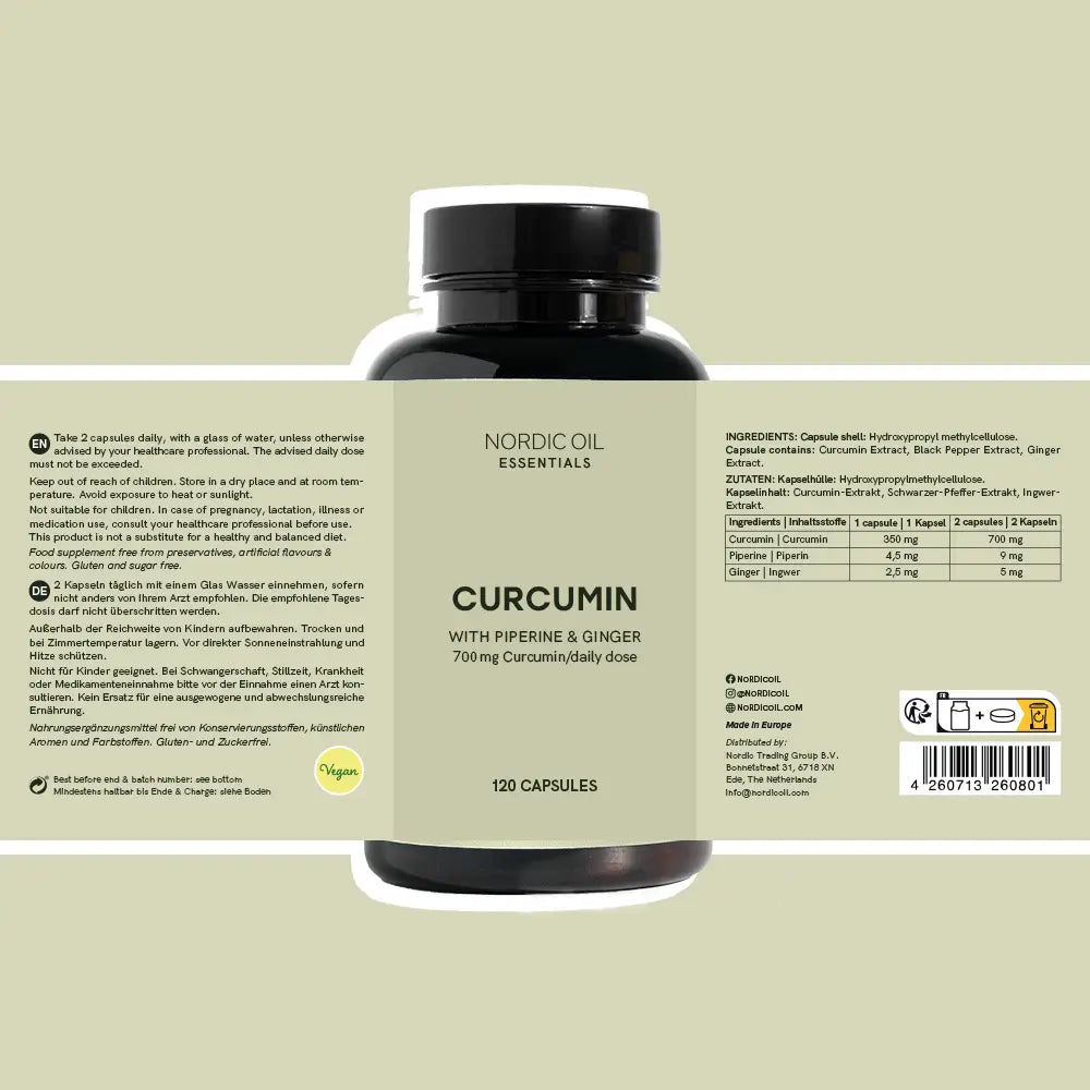 Curcumin-kapsler