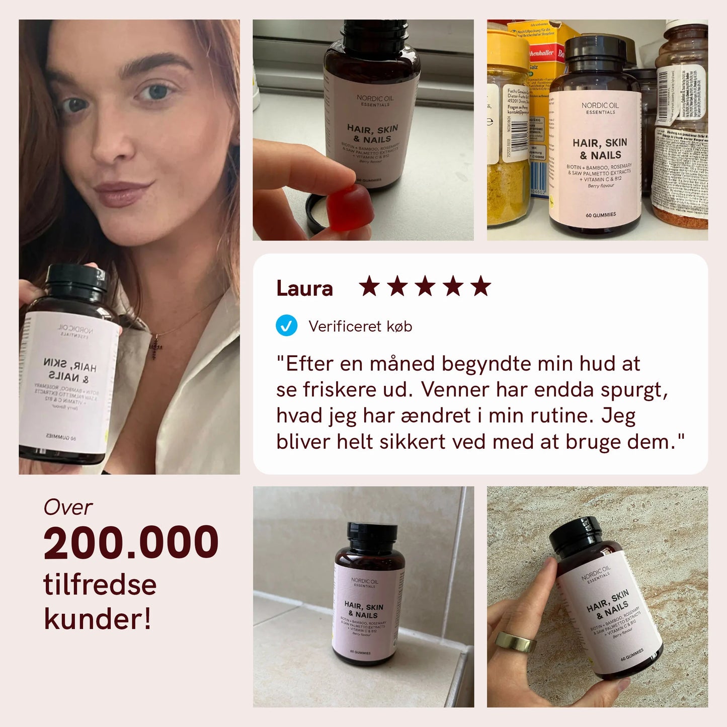 Hud, Hår og Negle Gummies