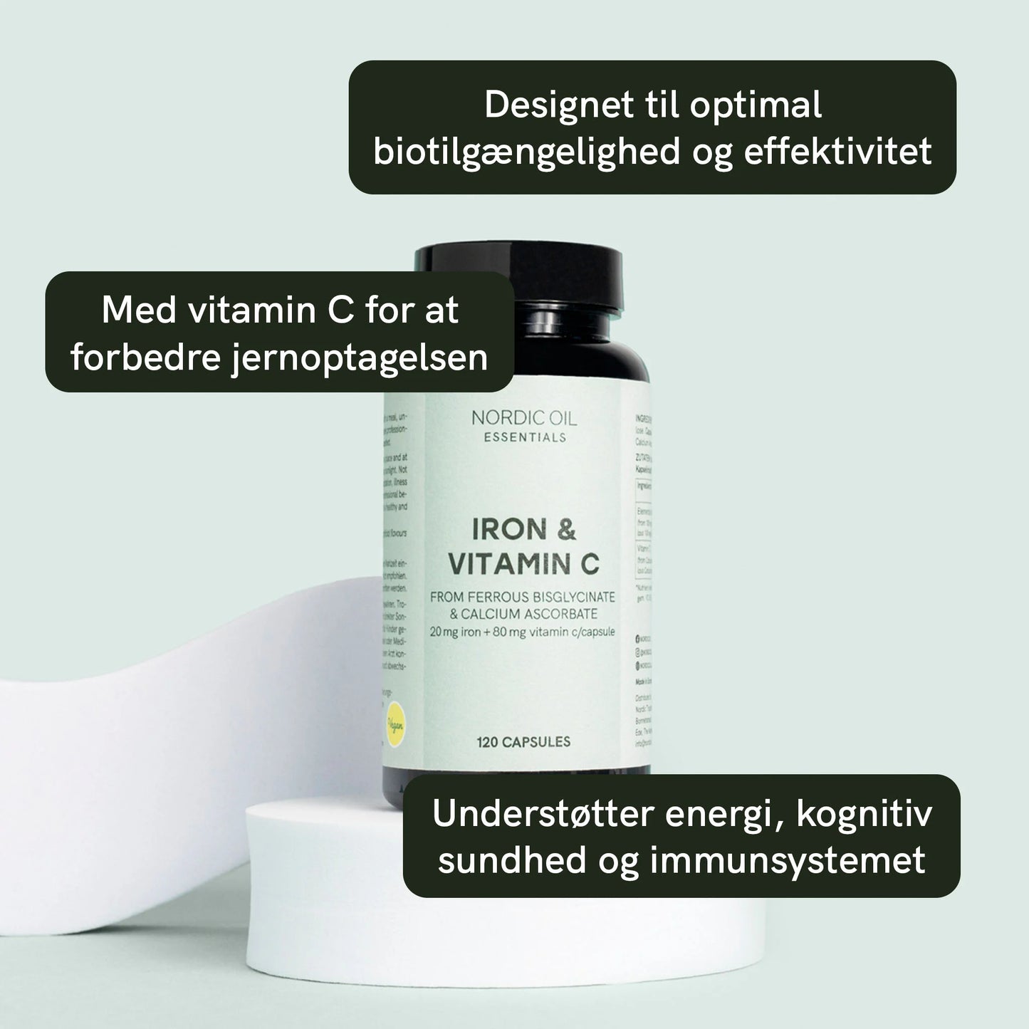 Jern- og C-vitamin-kapsler