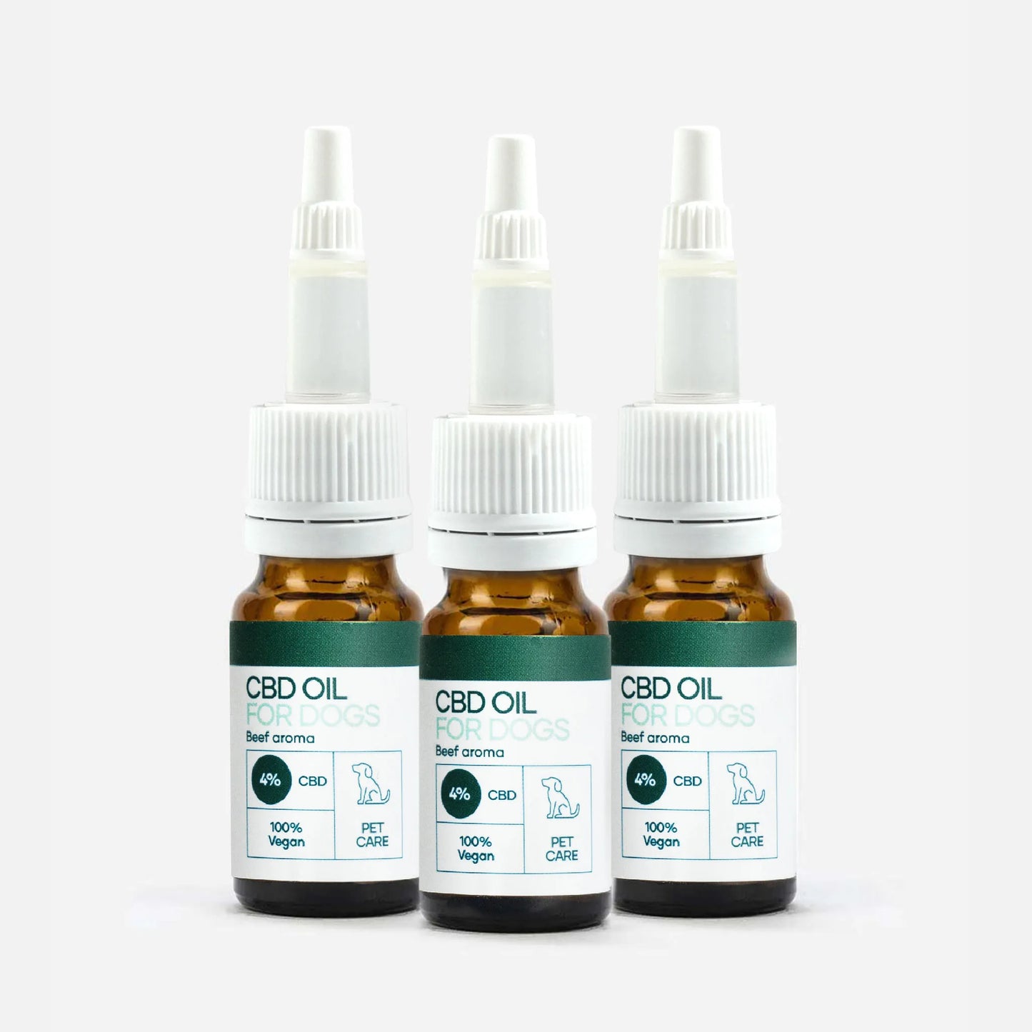 3-pak: CBD Olie til hunde - Okse (4%)