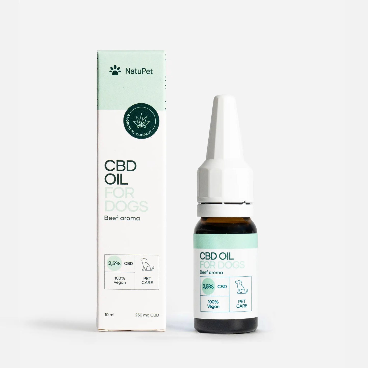 CBD Olie til Hunde - Okse (2,5%)