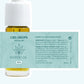 CBD-drops flaske fra Nordic Oil med hampblad-etiket.
