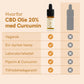 CBD Olie (20%) med Curcumin