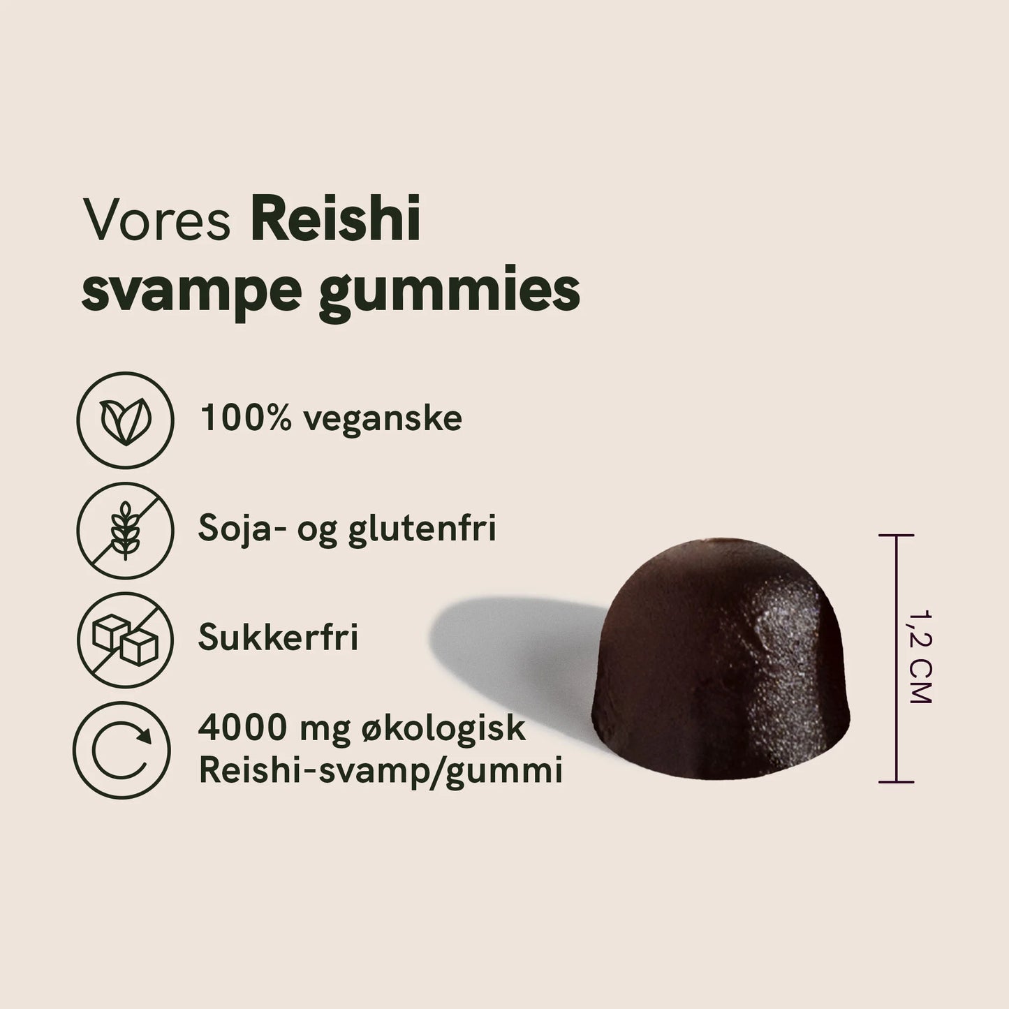 Reishi svampe gummies
