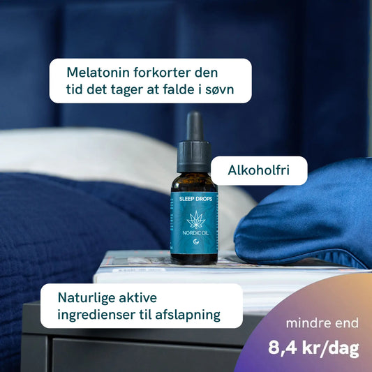 Søvn Dråber - (CBD + Melatonin)
