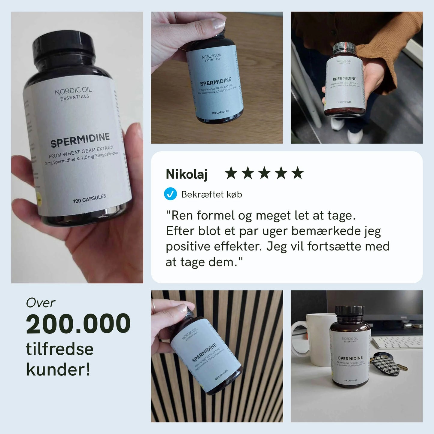 Spermidin kapsler
